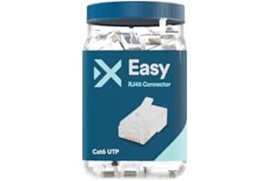 DATA ZONE Connectix Cat6 UTP RJ45 Easy Pull Through Plugs/Connectors Pack of 100