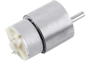 WALFRONT Motoriduttore Elettrico DC 12V, Motore Elettrico 3.5/15/30/70RPM Scatola Ingranaggi Alta Coppia 37mm(3.5RPM)