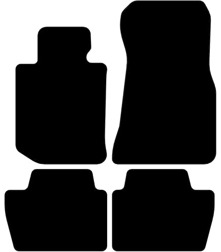 moto-MOLTICO Fußmatten Auto - Velours Autoteppiche passend für BMW 5er F10 F11 (2010-2013) - 4-teiliges Set - Schwarze Automatten mit Beigen Ziernähten moto-MOLTICO Fußmatten Auto - Velours Autoteppiche passend für BMW 5er F10 F11 (2010-2013) - 4-teiliges Set - Schwarze Automatten mit Beigen Ziernähten