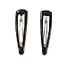 Girls 5cm Black Shiny Hair Sleepies Snap Bendies