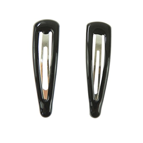 Girls 5cm Black Shiny Hair Sleepies Snap Bendies