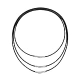 cadena cuero tous 〖Paquete asequible〗： 3 PCS por paquete. Incluye collar en longitud de 18 '' 20 '' y 22 ''. El grosor de 3 mm será lo suficientemente fuerte y adecuado para diferentes colgantes.