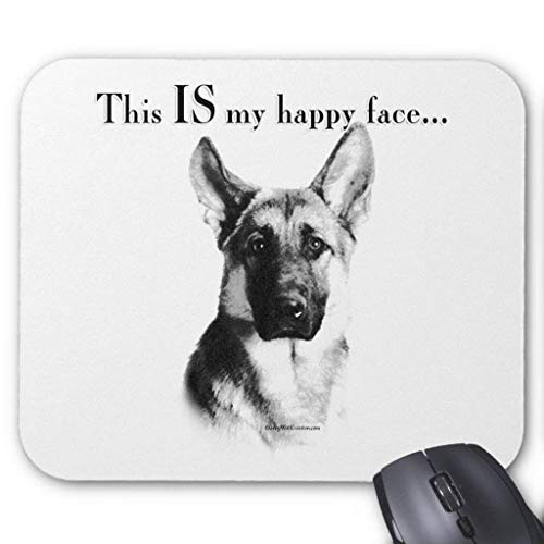 Preisvergleich Produktbild German Shepherd Happy Face Mouse Pad