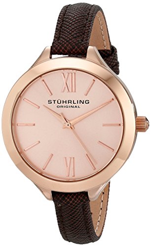 Stuhrling Original 975.04 Damen-Armbanduhr Analog Quarz Leder Stuhrling Original 975.04 Damen-Armbanduhr Analog Quarz Leder
