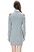Bearsland Women's Turtleneck Long Breastfeeding Nursing Top Gray UK Size 12-14