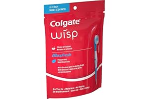 Colgate Optic White Wisp Engångs Mini Tandborste, Cool Mint - 24 st