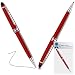 Produktbild iTALKonline Xiaomi Mi 5 Rot PRO Captive Berührung Tip Stylus Pen mit Rubber Tip mit Gelschreiber