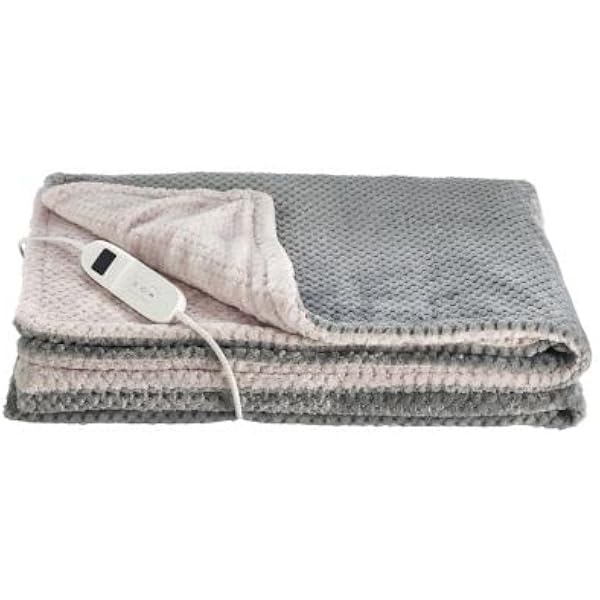 Lakeland Embossed Super Soft Heated Throw 120 x 160cm : Amazon.co.uk: Home  u0026 Kitchen