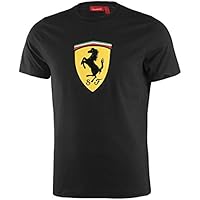 Ferrari negro Classic escudo Tee Shirt