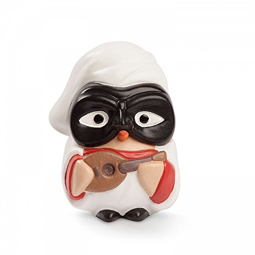 Studio Egan ml18ms/2PU Figura Pulcinella, cerámica, mutlicolore, 8 x 8 x 10 cm