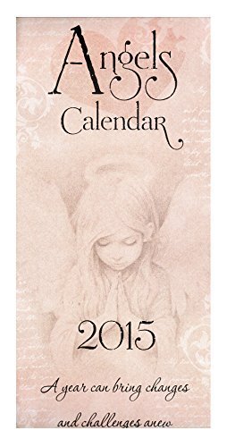 Download 2015 Cute Angels Tall Slim Wall Calendar with Free Pocket Calendar Christmas Gift Inspirational Quotations by Gift Wishes