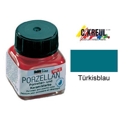 Hobby Line Porzellanmalfarbe, 20ml, Türkisblau [Spielzeug]