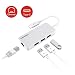 Produktbild Lenovo USB C Hub, USB Type C Adapter mit Gigabit Ethernet, Netzwerkadapter mit 10 Mpbs, 100 Mbps, 1000 Mbps, 3X USB 3.0 Anschluss, für MacBook/Pro, Chromebook Pixel und Ander Geräte