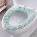 Produktbild HXZ Toilettenseat Kissen Household Waschbares Bad Thickening Stretching Soft Warm Toilettenkissen Vier Farben (Pulver Blau Green Beige),Green