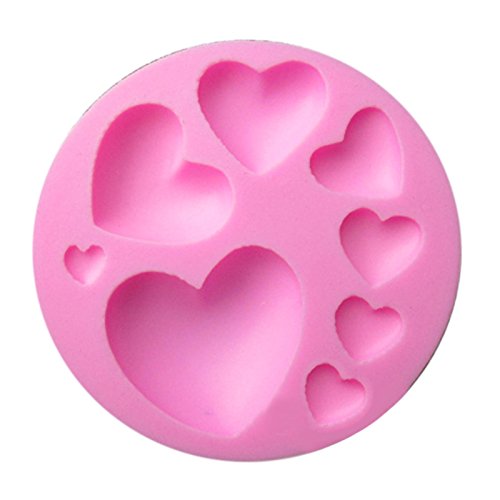 3D Herz Motive Torten Rand Ausstecher DIY Silikonform Ausstechformen Torten Rand Torten Schokolade Keks Silikonformen Tortedeko Backen Mould - 2