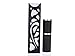 The Essential Atomizer Co. Saffiano Black Leather with Silver Finish Perfume or Aftershave Refillable Travel Atomiser, 8ml, Includes Funnel and Gift Box