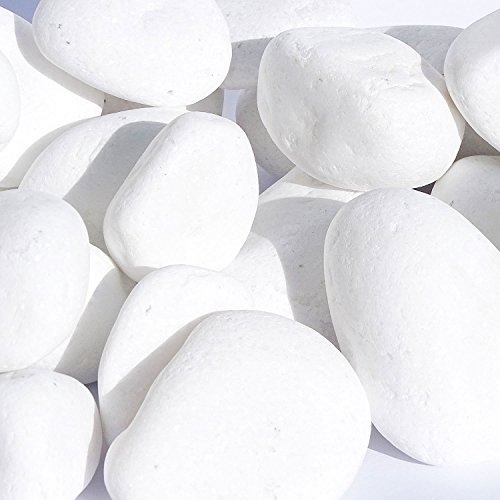 Marmorkies SNOW rein weiß schneeweißer Garten Kies 25 kg Karton (80/130 mm) - 3