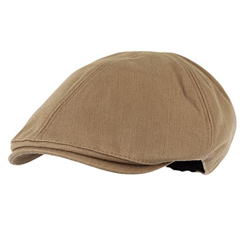 WITHMOONS Sombreros Gorras Boinas Bombines Simple Newsboy Hat Flat Cap SL3026 (Brown)