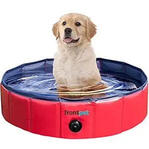Frontpet Foldable Dog Pet Pool Bathing Tub