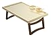 Produktbild Serviertisch Betttisch Bett Tisch für Pflegebett Laptoptisch (Beige, Standard)