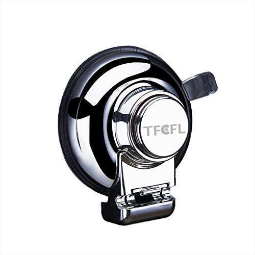 TFCFL Vakuum Saugnapf Haken für Bad Küche Handtuch Hänge-Haken-Bad Handtuch Kleiderhaken Halter Edelstahl - 7