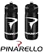 Produktbild 2 x Trinkflasche Trinkflaschen PINARELLO Durchmesser 74 mm – schwarz