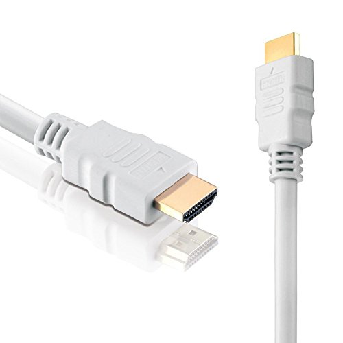 Sentivus HDMI Kabel 1,5m (High Speed with Ethernet, Full HD, ARC, 3D, CEC, 2-fach geschirmt) – weiß - 4