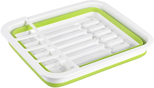Wenko 54770100 Geschirrabtropfer faltbar Geschirr-Abtropfständer, Abtropfgestell, Polypropylen, weiß, 31 x 36,5 x 13 cm - 6
