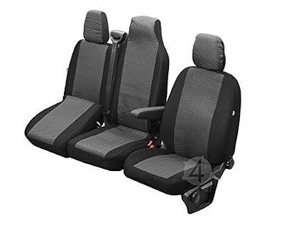 Z4L Housses de siège Parfaitement adaptées pour 1 + 2 (3 Places) - Matériau spécifique du véhicule - 4D-Z4L-DV-TC3M-11FT-30