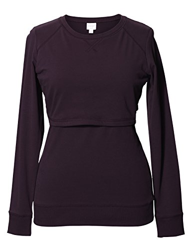 B Warmer Sweatshirt by Boob (Medium 12, Cassis)