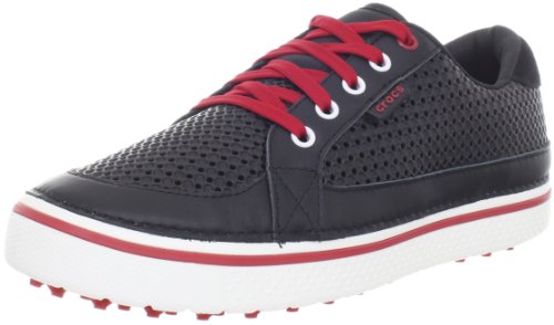 Preisvergleich Produktbild Crocs Drayden Golf Shoes black / true red M13