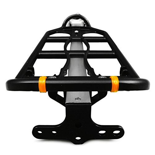 Ibera Fahrrad-Gepäckträger, Fahrradgepäckträger, Bicycle Seatpost-mounted Commuter Carrier, Schwarz - 4