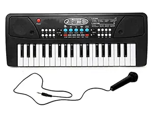 Amitasha 37 Key Piano Keyboard with Recording Function and Demos | Mic and Charger Included