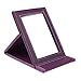 Anself Makeup Mirror Travel Leather Strong Portable Foldable Mirror Purple