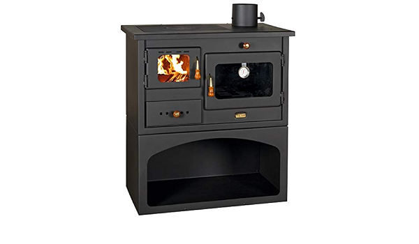 1 PZ Di CUCINA A LEGNA MODELLO PRITY MIA CFORNO NERA : Amazon.it: Fai da te