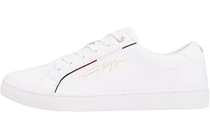 Tommy Hilfiger Donna Sneakers con Suola Preformata Tommy Signature Scarpe