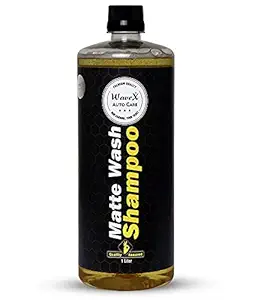 WaveX Matte Wash Bike And Car Shampoo 1 ltr | Foaming Shampoo For Matte Bikes and Cars