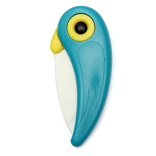 MMRM Mini Vogel-Art Folding Keramikmesser Gemüsefrucht-Schnipsel-Messer zufällige Farbe - 3