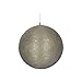 Produktbild Papstar 6 Kugelkerze rund Ø 8cm grau "Rustic / Glitter" (84431)