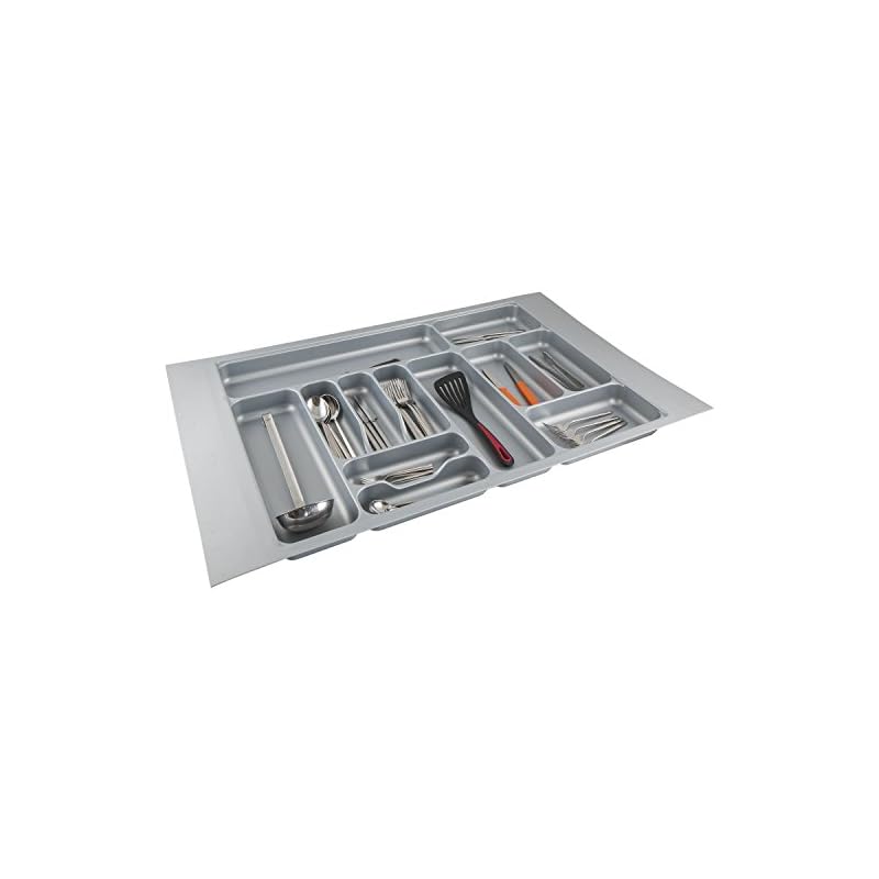 Hettich Range-couverts Orga Box Atira Tray 440 Gris Argenté