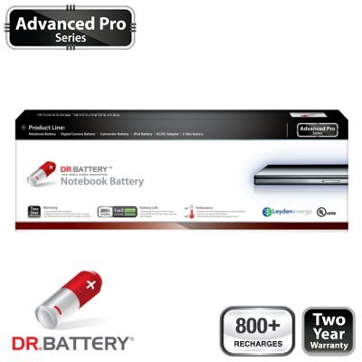 Dr. Battery Advanced Pro Series Notebook Akku für Asus X75A-TY117H (4400mah / 48wh) 800+ Ladezyklen. 2 Jahr Garantie - 3