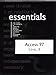 Access 97 Essentials Level III (Essentials (Que Paperback)) by 