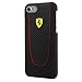 Price comparison product image Ferrari Pit Stop Trim Case for iPhone 7 - Carbon Black