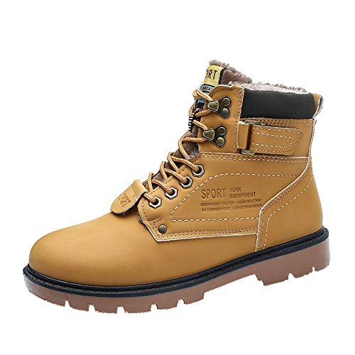 Preisvergleich Produktbild Sannysis Herren Lederschuhe Männer Martin Stiefel Rutschfeste Verschleißfeste Outdoor Tooling Schuhe Große Größe Wanderschuhe Schuhe 2018 Herbst Winter