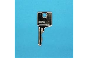 SCHLUESSELBUDE.DE SB Westfalia 2W38 Clé de rechange profil 2 W pour attelage de remorque Westfalia