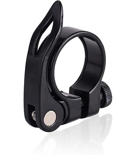 Collier De Serrage Pour Tige De Selle Vélo - Diamètre Intérieur 34.9 Mm - Aluminium CNC - Avec Collier Rapide - Noir