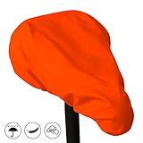 Extra robust, waterproof Saddle Cover / Bike Seat Protection - MadeForRain CityHopper Basic - Orange