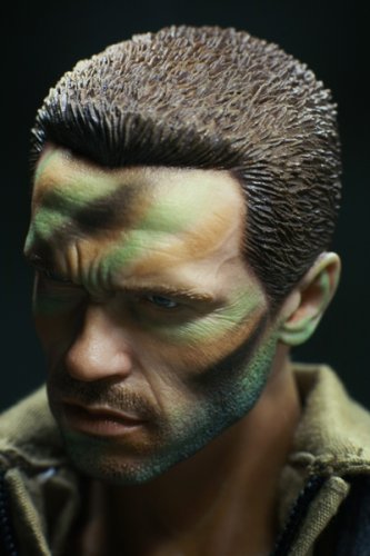 Major Dutch Schaeffer Figure 1:6th Scale Deluxe Action Figure - Predator 12 Inch Hot Toys Movie Masterpiece