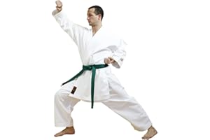 Chikara Karateanzug 9 OZ (Bushi) Kampfsportanzug für Kinder, Herren, Damen, Anfänger und Fortgeschrittene - Karate Anzug für Erwachsene