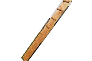 Jennys Tiershop 5 Meter! Katzenleiter/Katzentreppe mit 4 Verbindern. Extra Breit! Mit 2 großen Bügeln. 21 cm Breit! Douglasie (w2)